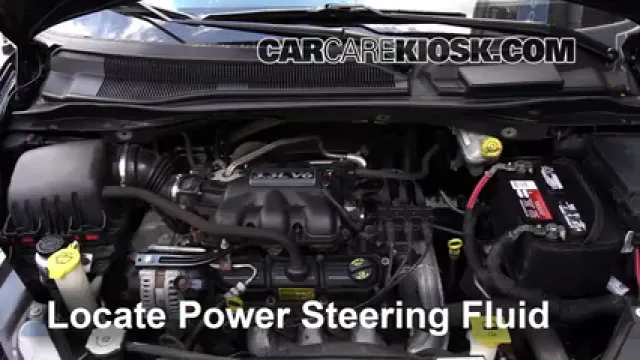 2010 Dodge Grand Caravan SE 3.3L V6 FlexFuel Power Steering Fluid Check Fluid Level